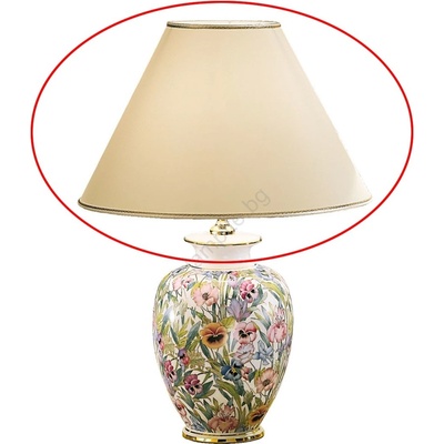 Kolarz 0014. S02 - Резервен абажур за настолна лампа GIARDINO E27, диаметър 40 см, бежов (NSKL0015)