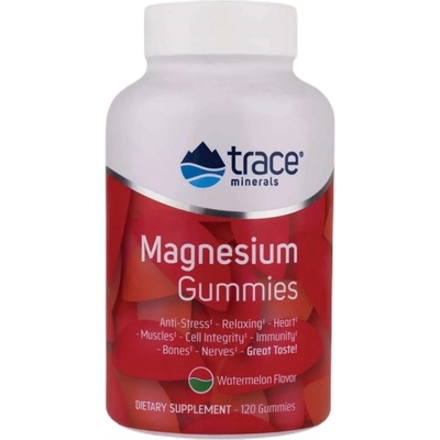 Trace Minerals Magnesium Gummies 84 mg [120 желирани бонбони] Диня
