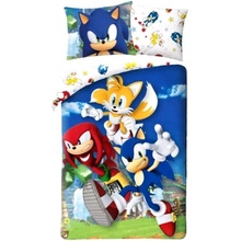 Halantex obliečky Ježko Sonic 100% bavlna 70x90 140x200