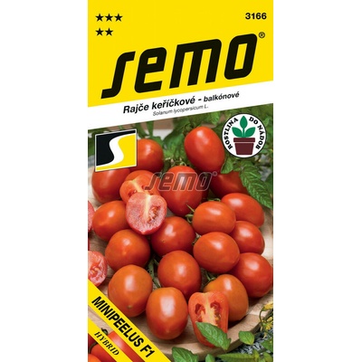 Semo Rajče keříčkové Minipeelus F1 - velmi rané, kompaktní, balkónové