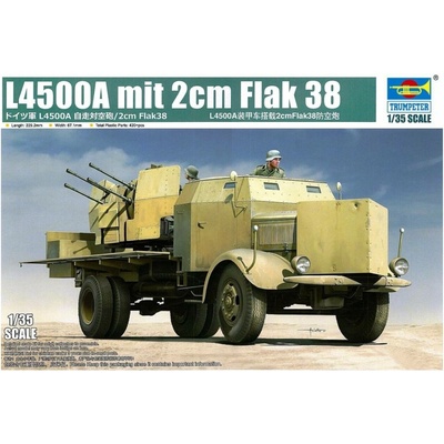 Trumpeter L4500A mit 2cm Flak 38 1:35
