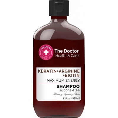 The Doctor Keratin+Arginine+Biotin Energizujúci šampón 355 ml
