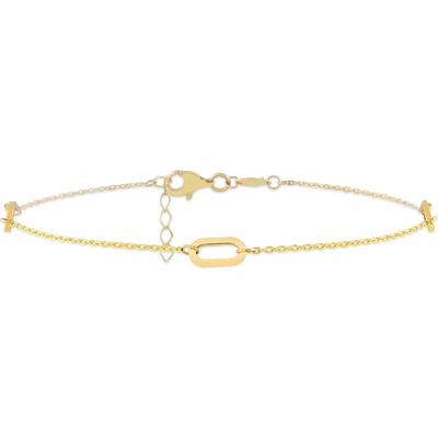 Lillian Vassago zlatý náramek s geometrickými tvary LLV06-GB037