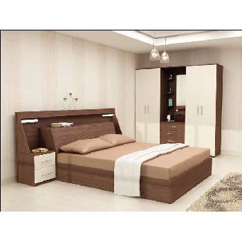 Image 1 of DST Спален комплект за матрак 164/190, Lazur-dst, венге и бежово