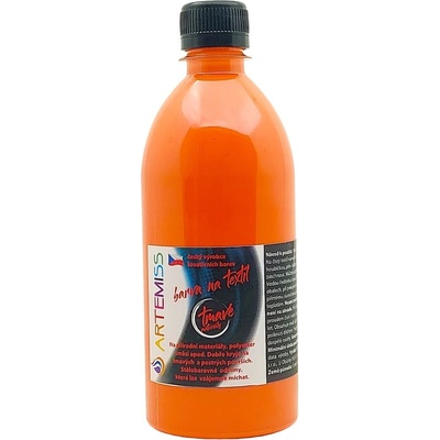 Barva na tmavý textil 500g 14 černá