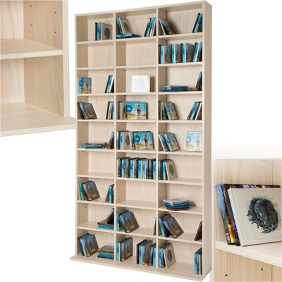 Tectake 401702 regál christel 180x102x23,5cm - buk