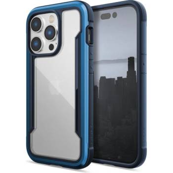 Raptic Кейс Raptic X-Doria Shield Case за iPhone 14 Pro, брониран гръб, син