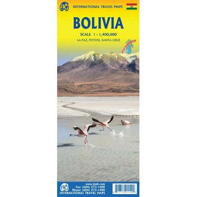 mapa Bolivia 1:1,4 mil. ITM voděodolná