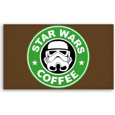 Fotoobraz 120x70 cm velký Starwars coffee