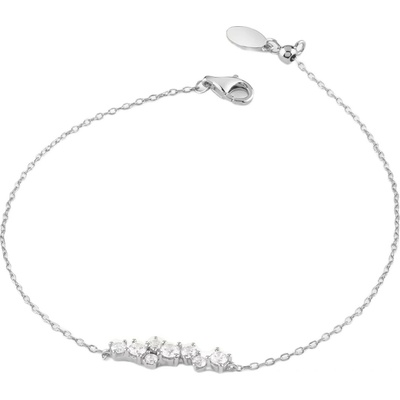 Guess Elegantní náramek ze stříbra Jardin JSBB04461JWYG 18,5 cm