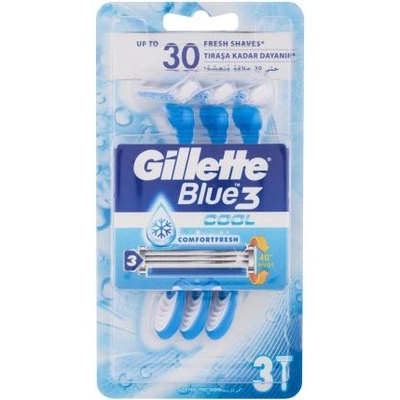 Gillette Blue3 Cool самобръсначка за еднократна употреба 3 бр за мъже