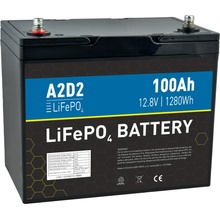 A2D2 LiFePO4 12,8V 100Ah LFA2 12V100C10 M8B4