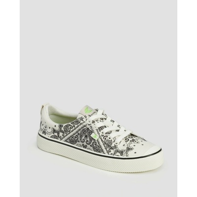 Cariuma dámské vonočasové boty OCA Low Off-White Bandana Canvas Sneaker
