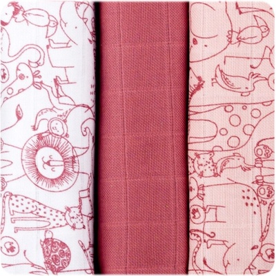 Kikko XKKO Organic 70x70 Staré časy Mix Safari Mesa Rose