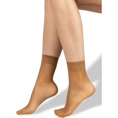 Lady B ponožky dámské silonkové LADY socks 17 DEN 2 páry 6 kusů tělové beige