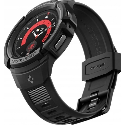 SPIGEN Rugged Armor Pro Galaxy Watch5 Pro 45mm Black ACS05301 – Zboží Živě
