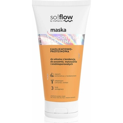 So!flow Frizzy and Dry Hair Protein-Emollient Mask uhladzujúca maska proti krepateniu 200 ml