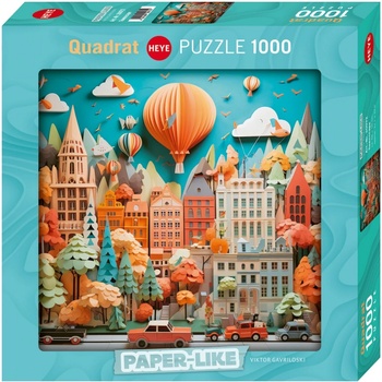 Heye Квадратен пъзел Heye от 1000 части - Градски пейзаж (30072)