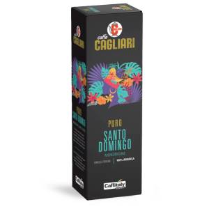 Caffé Cagliari Puro Santo Domingo Single Origin капсули за Tchibo Cafissimo Caffitaly 10 бр