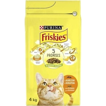 Friskies Cat s kuřetem a se zeleninou 4 kg