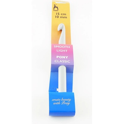 Háček Pony 10 mm celoplastový