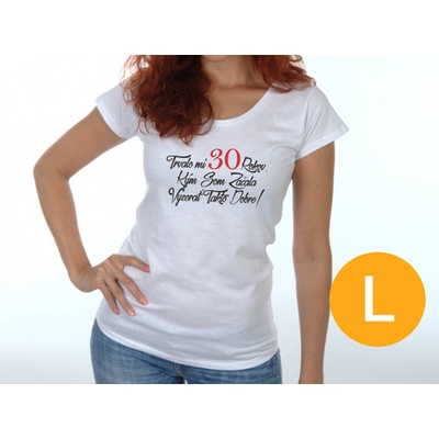 Divja Narodeninové tričko k 30 pre ženu CZ