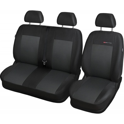 Autopotah Automega pro BUS DODÁVKU 3 místa 1+2 černé