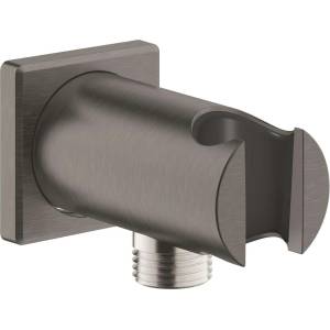 Grohe Rainshower - Стенна коленна тръба с държач, матирана Hard Graphite 26659AL0 (26659AL0)