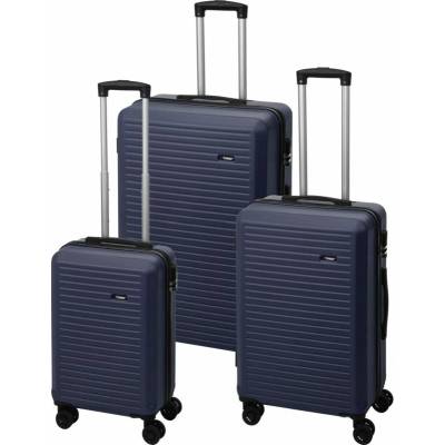 PROWORLD Cestovní kufr na kolečkách sada 3 ks 50/60/70cm modrá KO-DG4700030