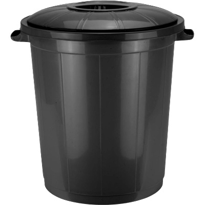 HORECANO cleaning-Кош за смет с капак 50l ЧЕРЕН (hc-33483) (0133483)