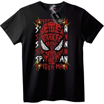 NOONEBRAND Тениска Spider-Man Червена маска - M, White