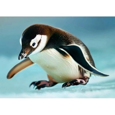 Pohlednice 3D Pinguino AI