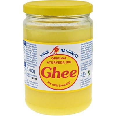 Finck Naturkost Ghee 100% Bio Ajurvédske maslo 480 g