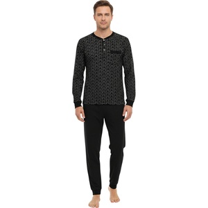 Gianvaglia Мъжка пижама Gianvaglia многоцветна (2501/black) Gianvaglia | Cheren Mnogotsveten | МЪЖЕ | M