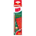 Kores Графитен молив с гума, HB, триъгълен, KORES "Mathmagic" 92830 (92830)