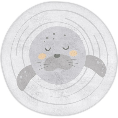 KikkaBoo Детско килимче KikkaBoo - Seally Me, 83 x 85 cm (31108030057)