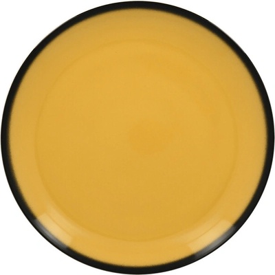 RAK Porcelain Talíř mělký kulatý 27 cm žlutá RAK-LENNPR27NY