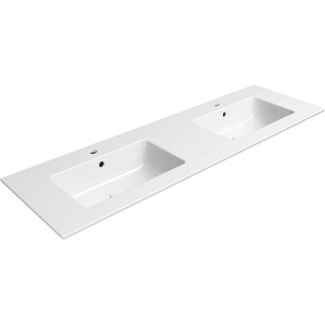 SAPHO GSI Pura Slim Double 142x46 cm ExtraGlaze shiny white (8889111)