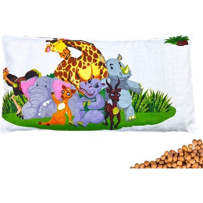VFstyle nahřívací polštářek s třešňovými peckami 30x15 cm Zoo