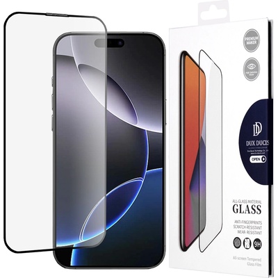 Dux Ducis Протектор за iPhone 16 Pro Max - Dux Ducis Tempered Glass - черен
