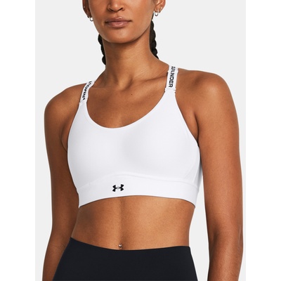 Дамски сутиен Under Armour UA Infinity Mid 2.0 Bra-WHT Under Armour | Byal | ЖЕНИ | L D-DD