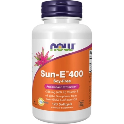 NOW Vitamin Е / Sun-E 400 IU [120 Гел капсули]
