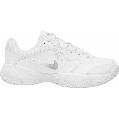 Nike Jr Court Lite 2 - white/metallic silve – Zboží Mobilmania