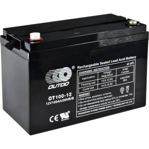 OUTDO Тягов акумулатор 12V 100Ah, OT100-12 UPS (1811)