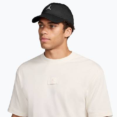 Шапка с козирка Nike Jordan Club Unstructured Curved-Bill black/white