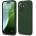 Mobi-Fon Силиконов кейс iPaky матиран, За iPhone 16 Plus (6.7), Тъмнозелен (IPH-16PLUS-001)