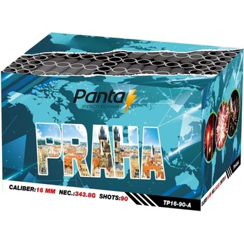 Pyrotechnika ohňostroj Praha 90 ran 16 mm