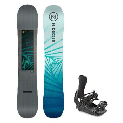 Snowboard komplet Nidecker Merc + vázání King Velikost: 156 cm, Velikost vázání: L