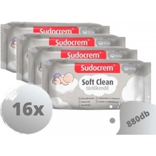Sudocream Soft Clean Utierky 16 x 55 ks