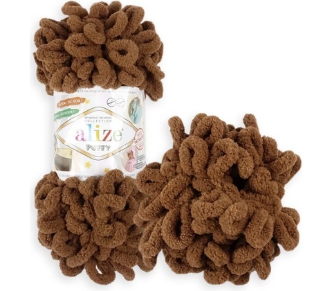 Alize Puffy 321 čokoláda